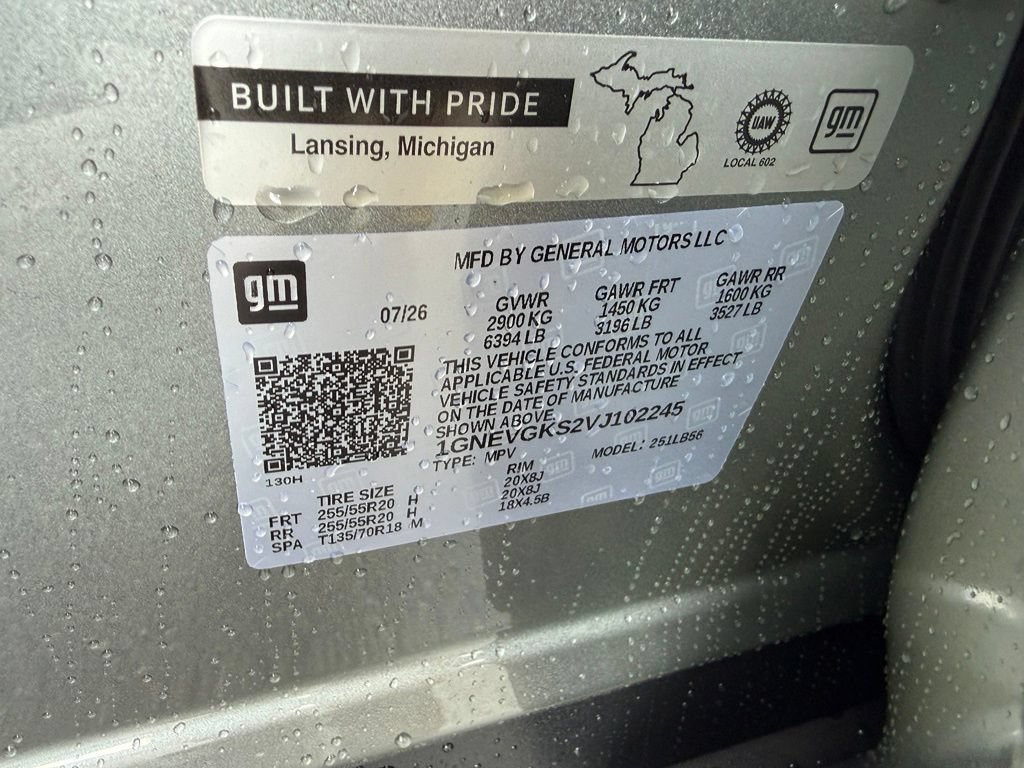 New 2027 Chevrolet Traverse LT w/ Sun and Wheel Package AWD/4WD image 59