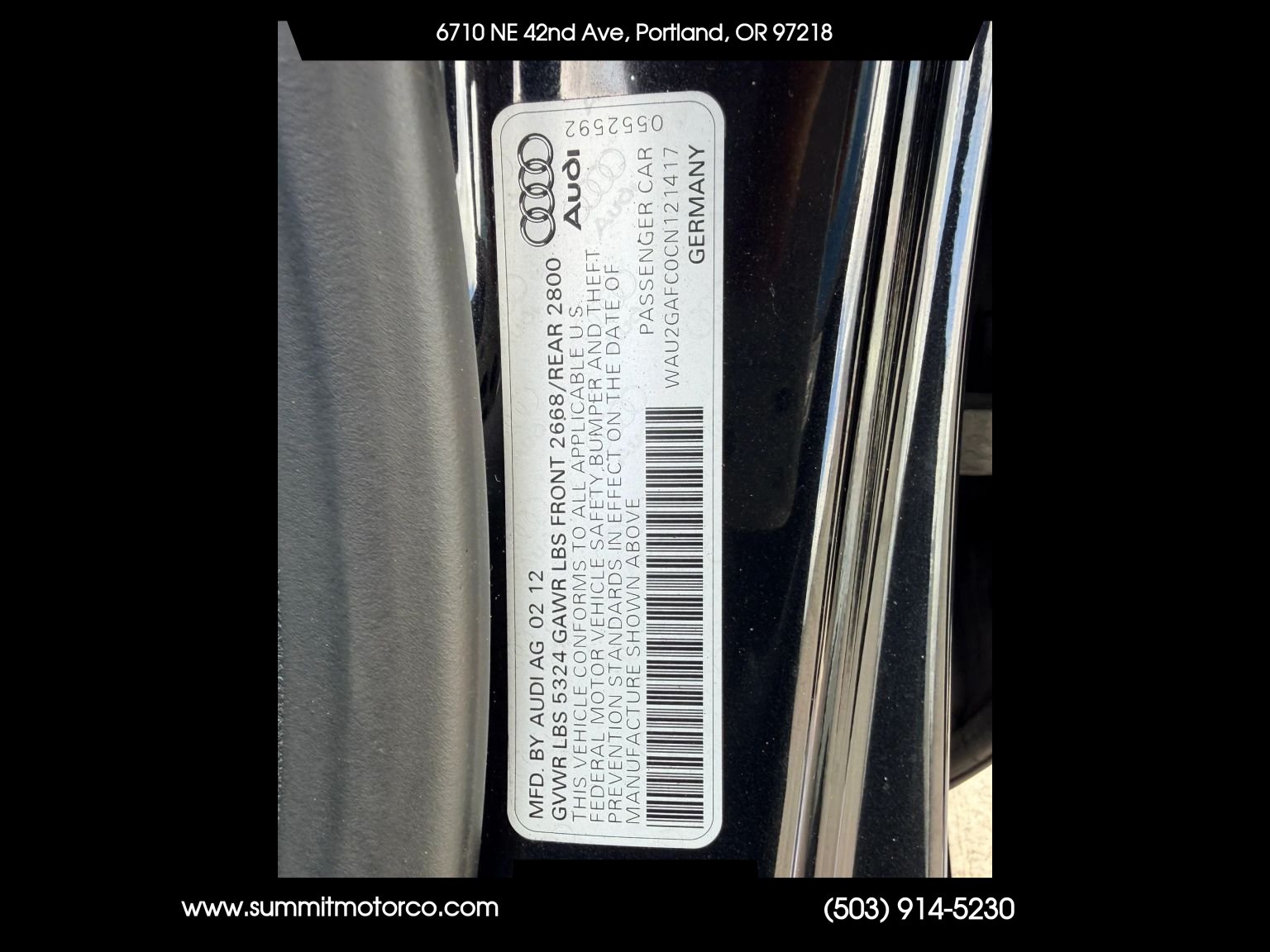 Used 2012 Audi A7 3.0T Prestige AWD/4WD image 30