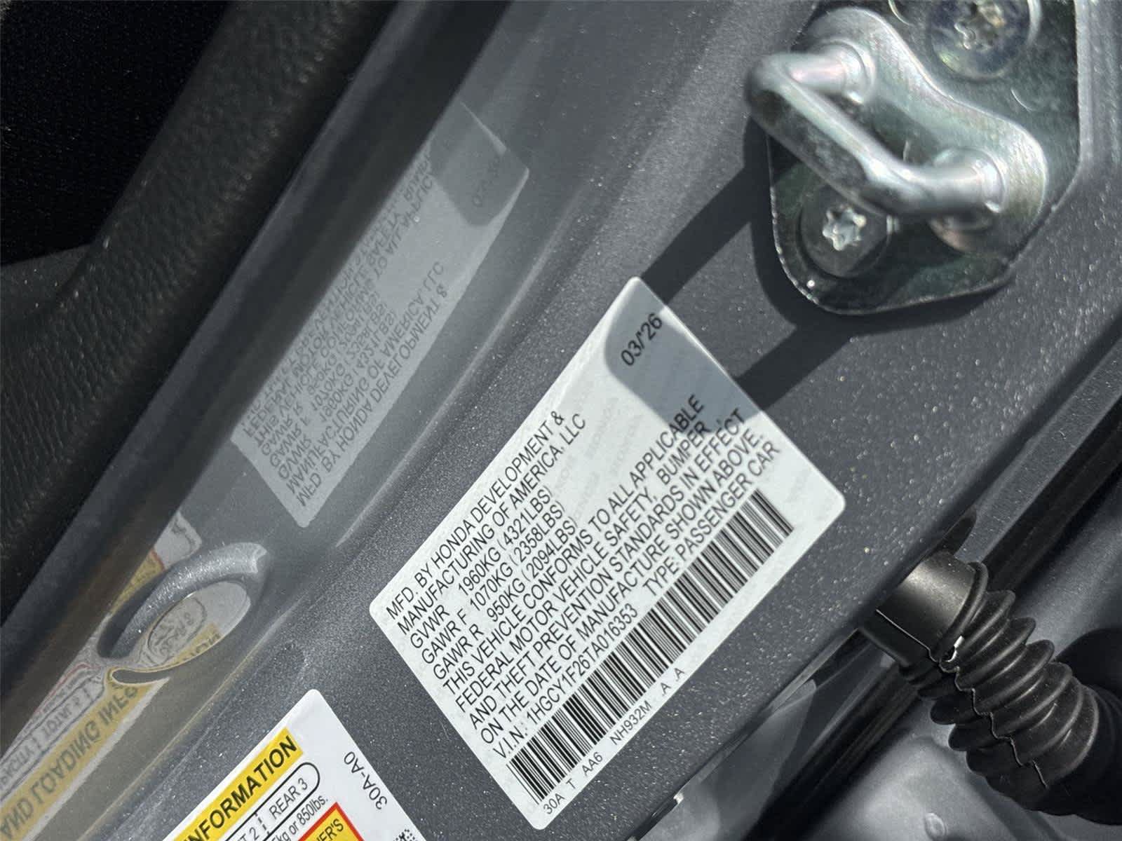 Used 2026 Honda Accord LX image 32