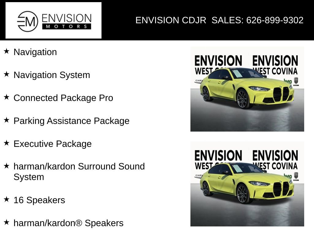 Used 2024 BMW M3 Competition w/ Executive Package image 35