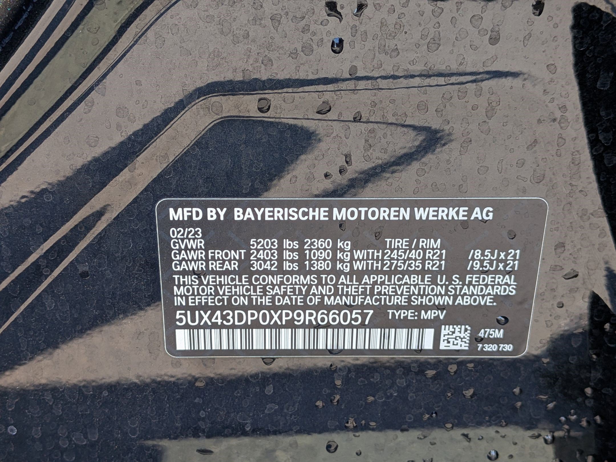 Certified 2023 BMW X3 sDrive30i w/ M Sport Package image 33