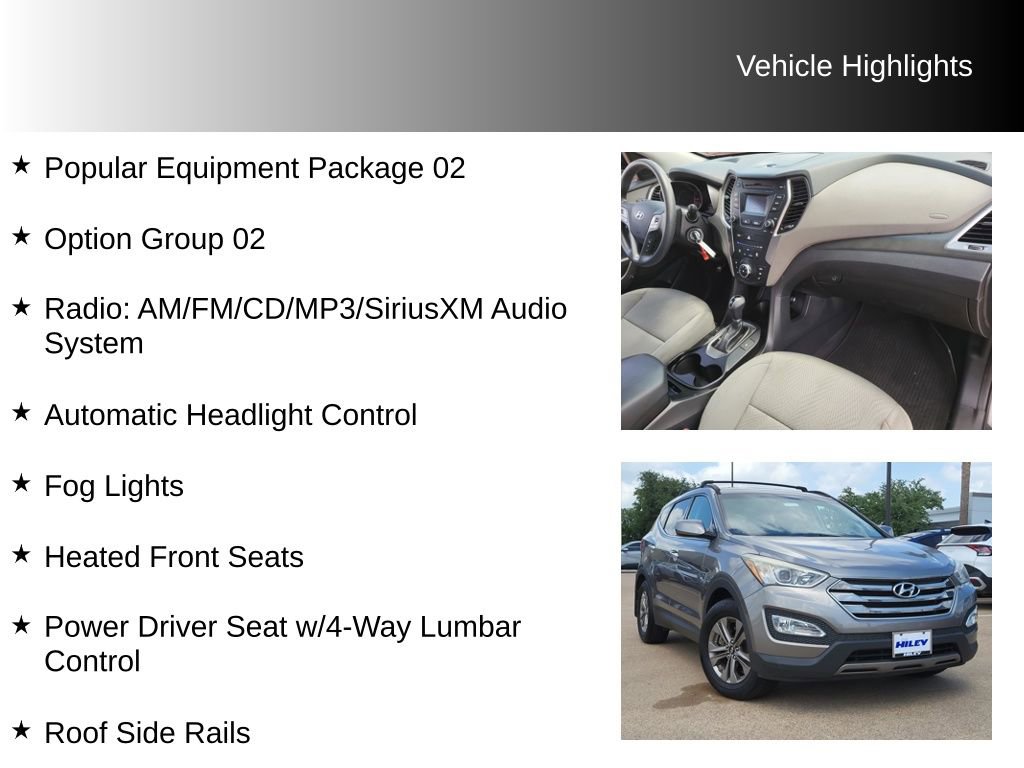 Used 2015 Hyundai Santa Fe Sport w/ Option Group 02 FWD image 9