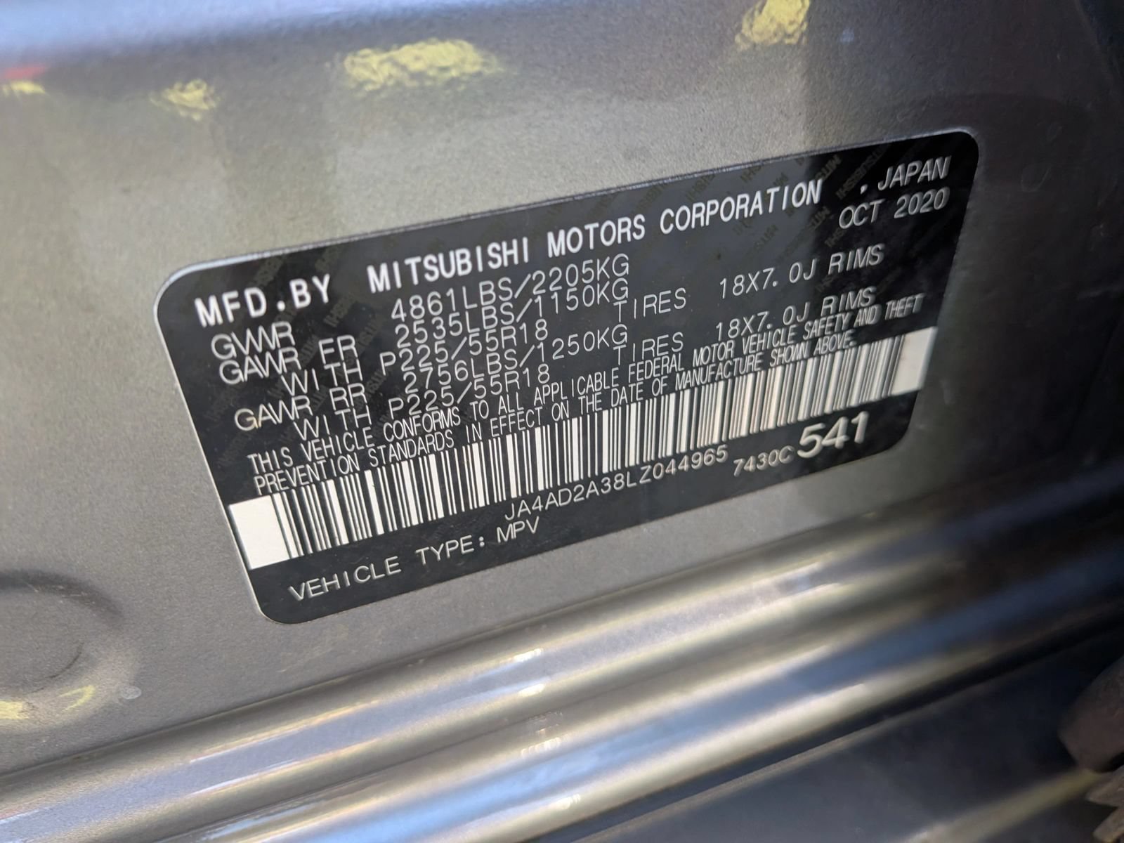 Used 2020 Mitsubishi Outlander ES FWD image 53