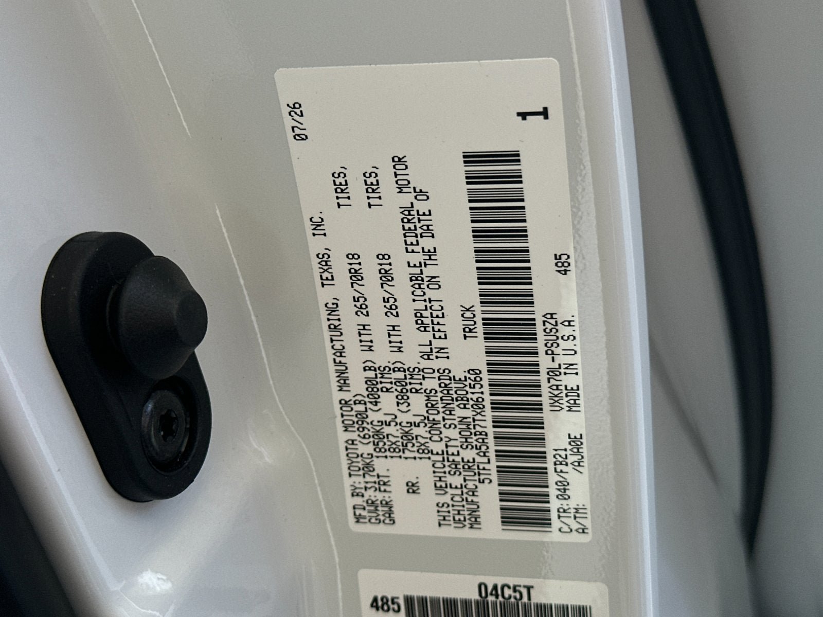 New 2026 Toyota Tundra SR5 RWD image 32