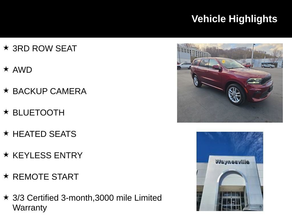 Used 2022 Dodge Durango GT image 2