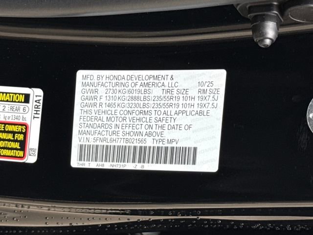 New 2026 Honda Odyssey Sport-L image 28