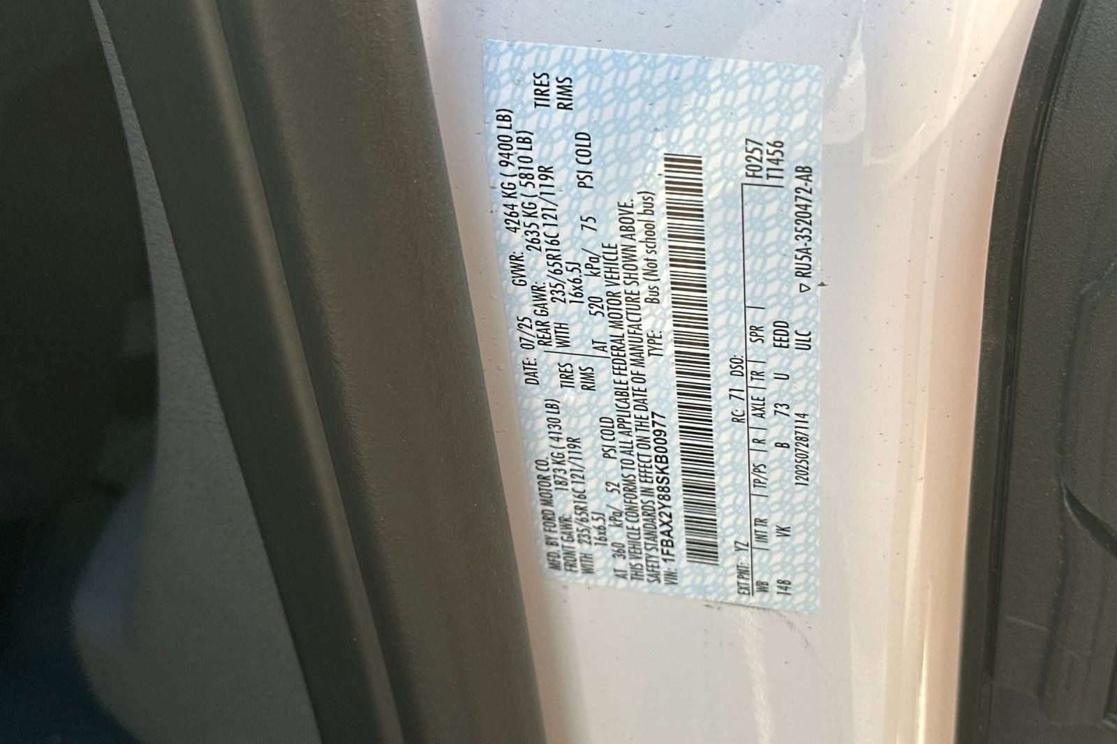New 2025 Ford Transit 350 XL image 27