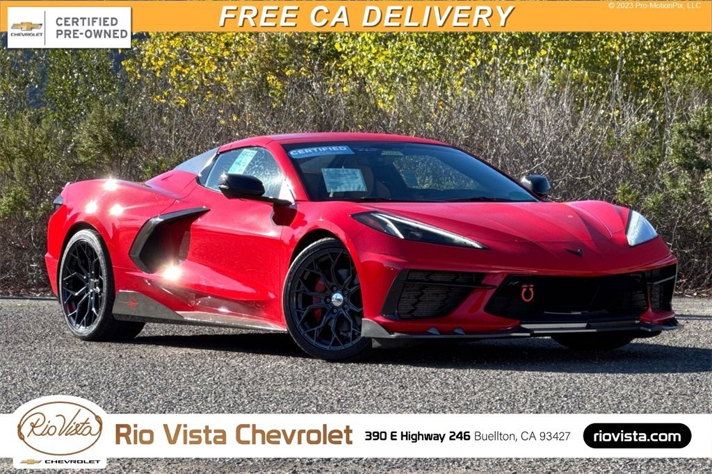 Certified 2023 Chevrolet Corvette Stingray Preferred Conv w/ Battery Protection Package image 1
