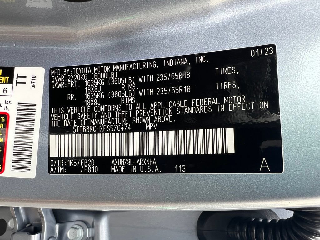 Used 2023 Toyota Highlander LE AWD/4WD image 47