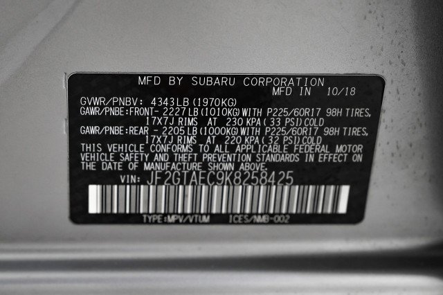 Used 2019 Subaru Crosstrek 2.0i Premium image 52