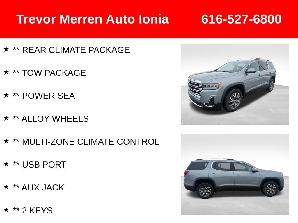 Used 2023 GMC Acadia SLE w/ Driver Convenience Package image 14