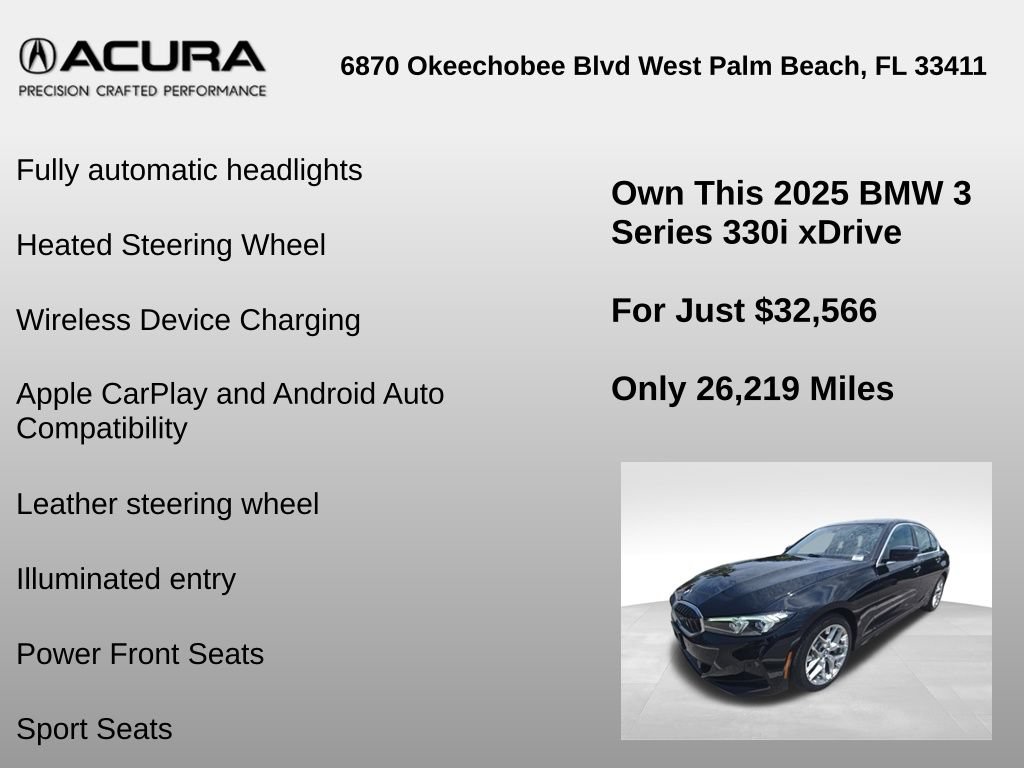 Used 2025 BMW 330i xDrive Sedan AWD/4WD image 12