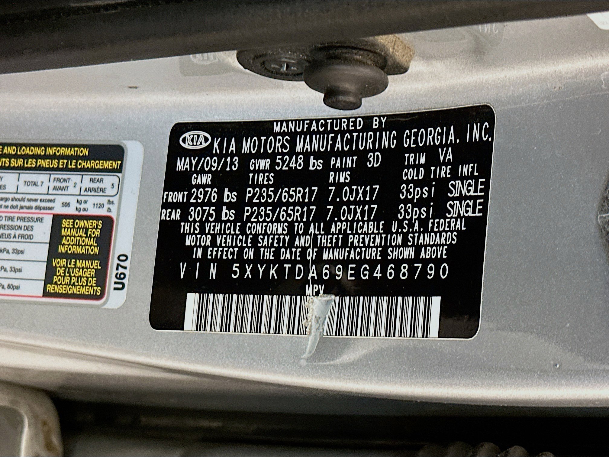 Used 2014 Kia Sorento LX w/ Touring Package (LX) image 12