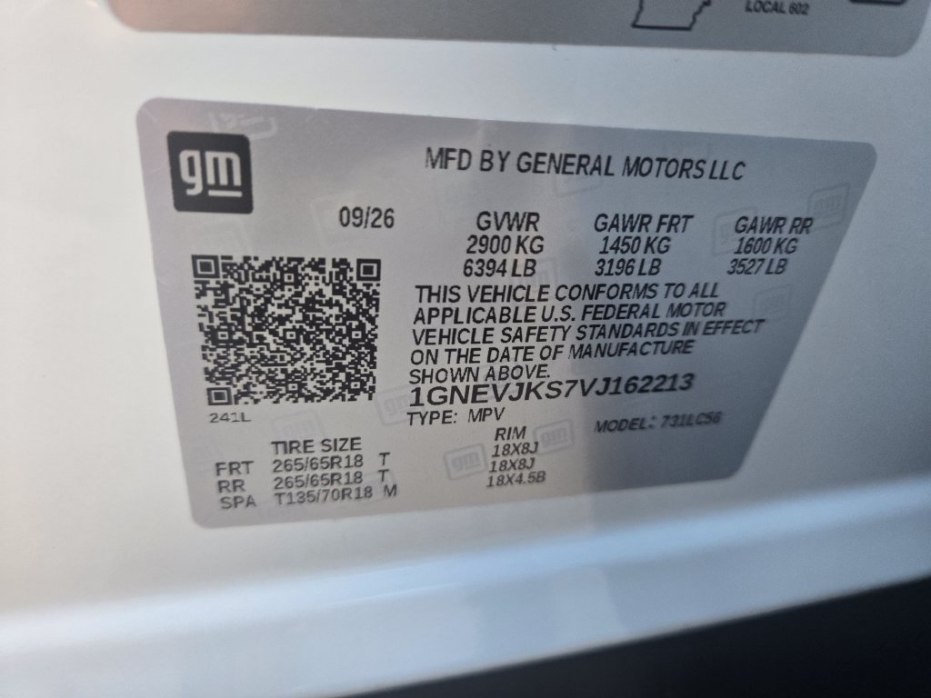 New 2027 Chevrolet Traverse Z71 w/ Enhanced Driving Package AWD/4WD image 13
