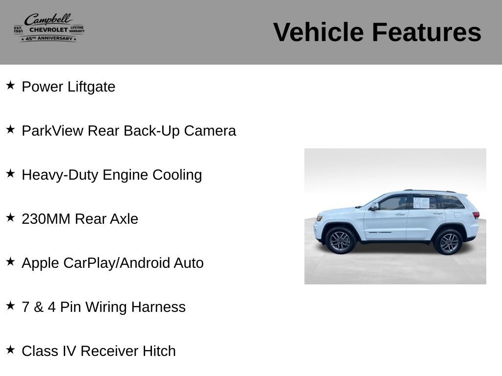Used 2021 Jeep Grand Cherokee Limited w/ Trailer Tow Group IV AWD/4WD image 10