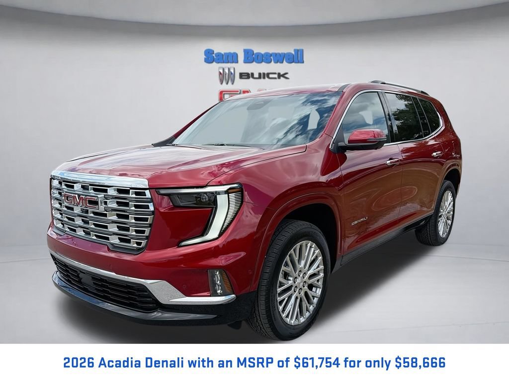 New 2026 GMC Acadia Denali