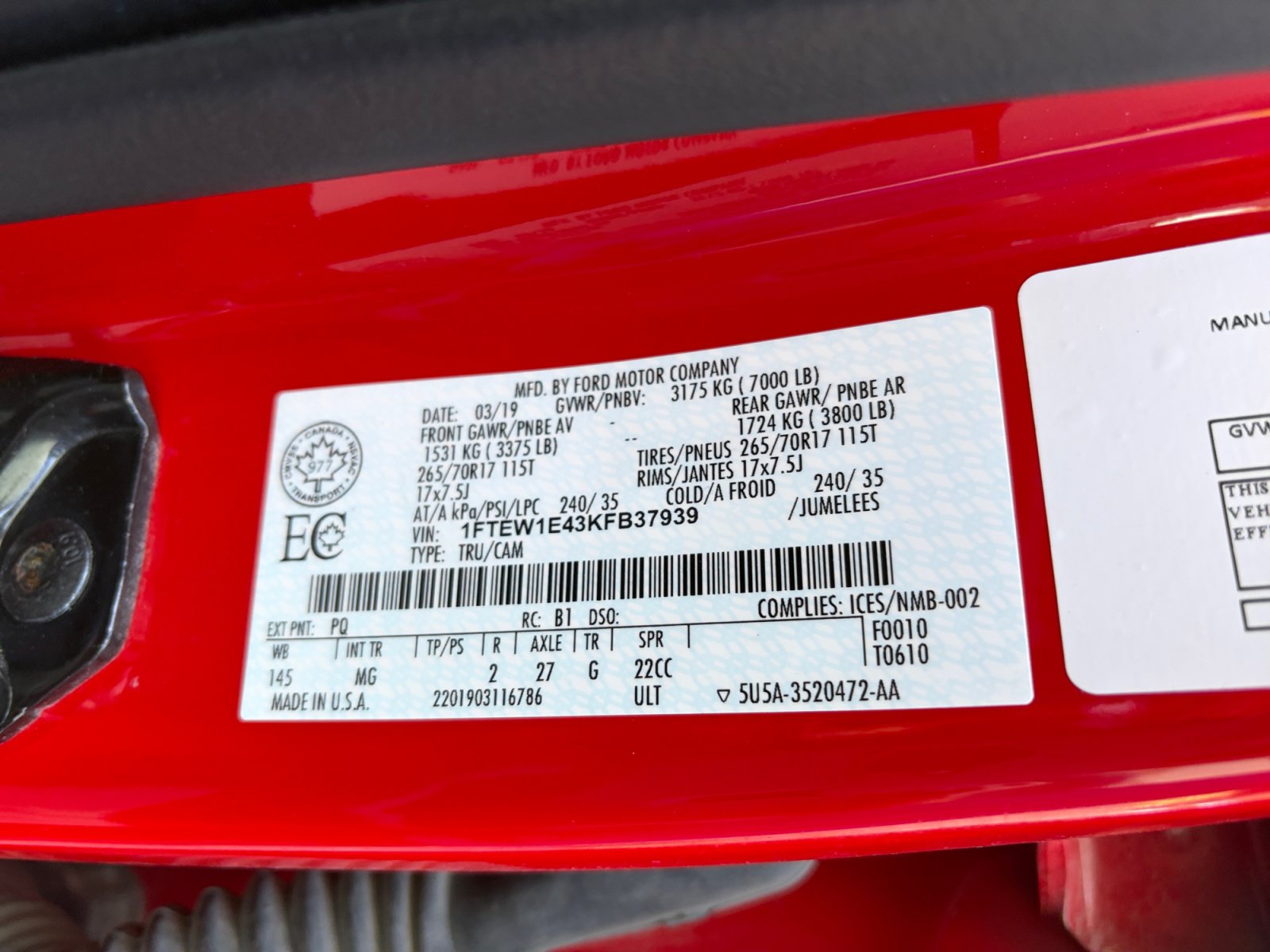 Used 2019 Ford F150 XLT AWD/4WD image 31