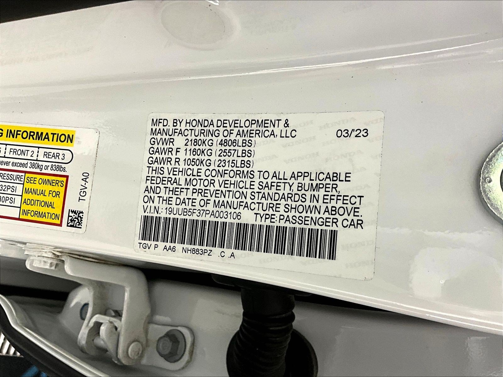 Certified 2023 Acura TLX FWD image 17