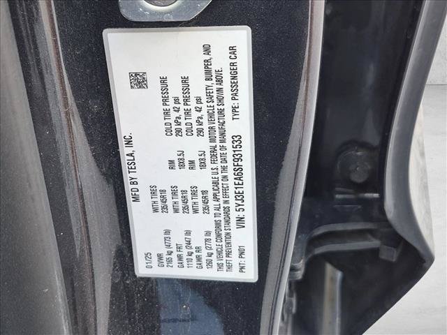 Used 2025 Tesla Model 3 Long Range RWD image 25