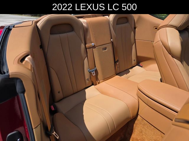 Used 2022 Lexus LC 500 Convertible w/ Touring Package RWD image 12