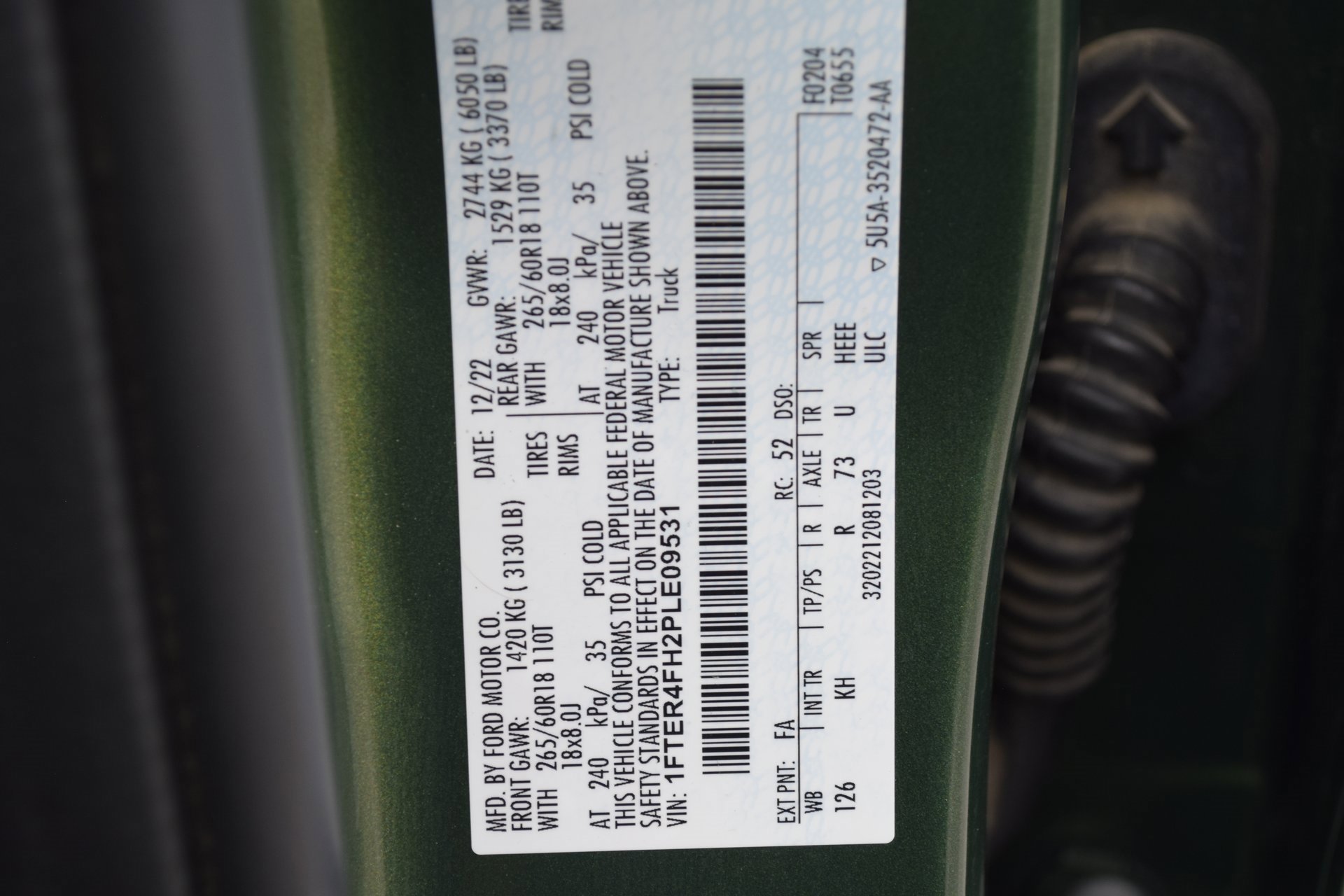 Used 2023 Ford Ranger Lariat w/ Equipment Group 501A High image 26