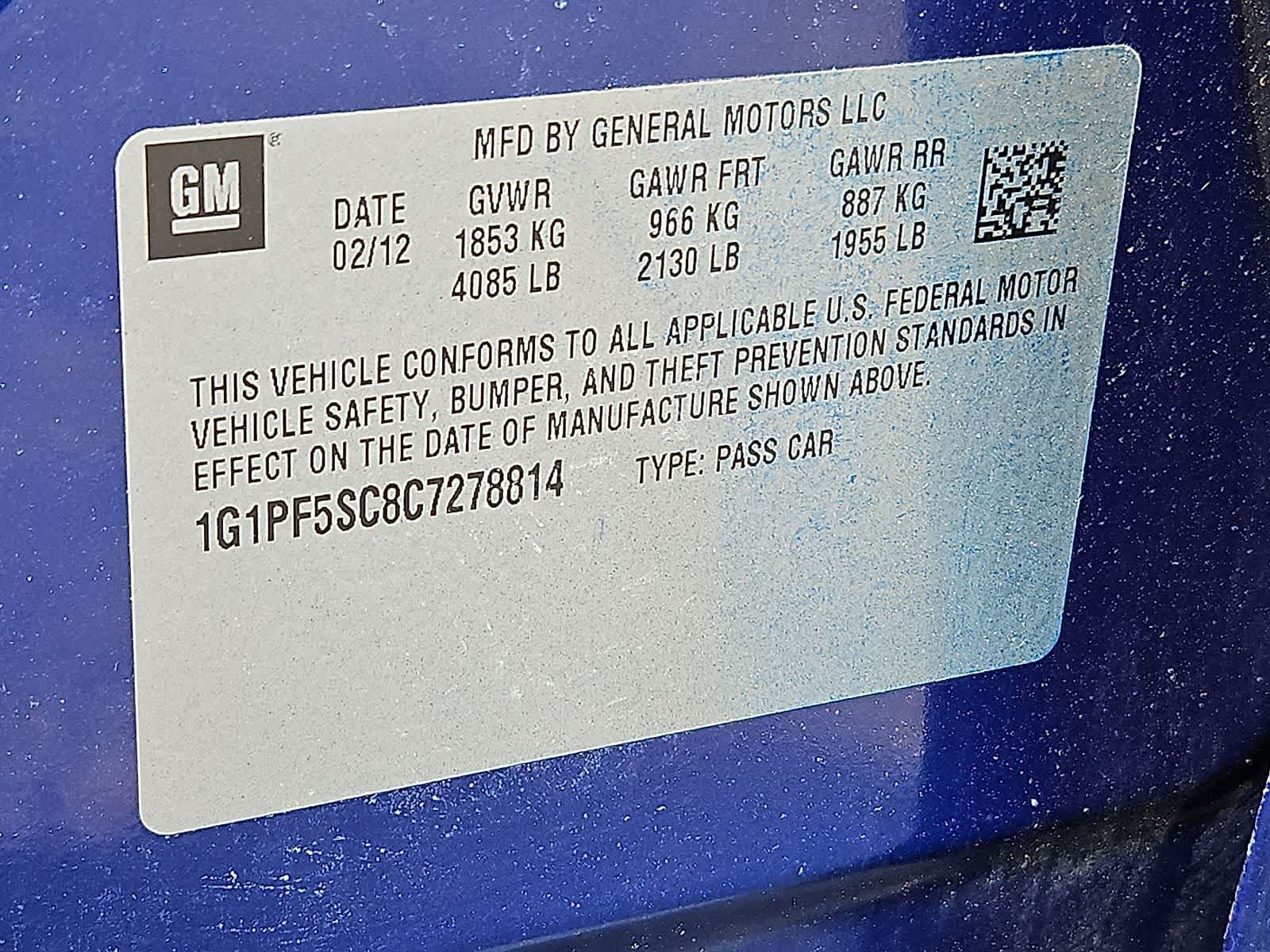 Certified 2012 Chevrolet Cruze LT FWD image 35