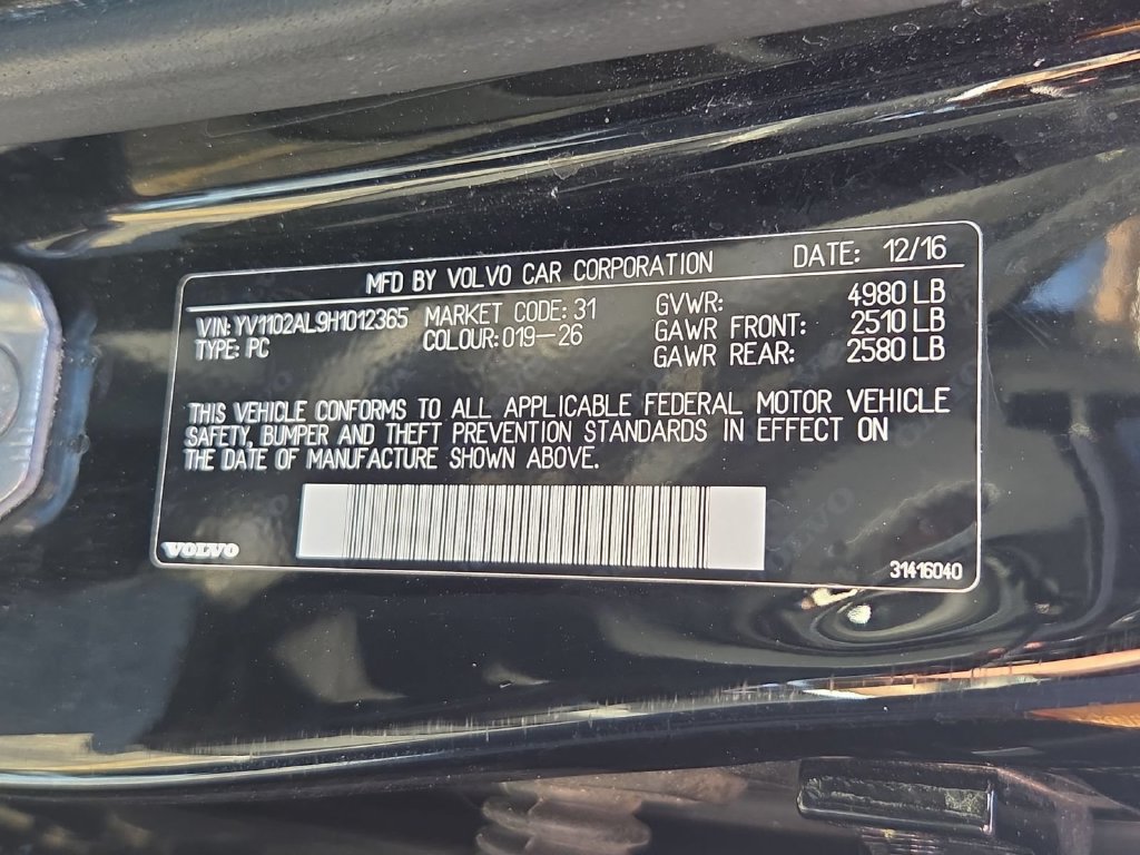 Used 2017 Volvo S90 T5 Inscription w/ Vision Package FWD image 33
