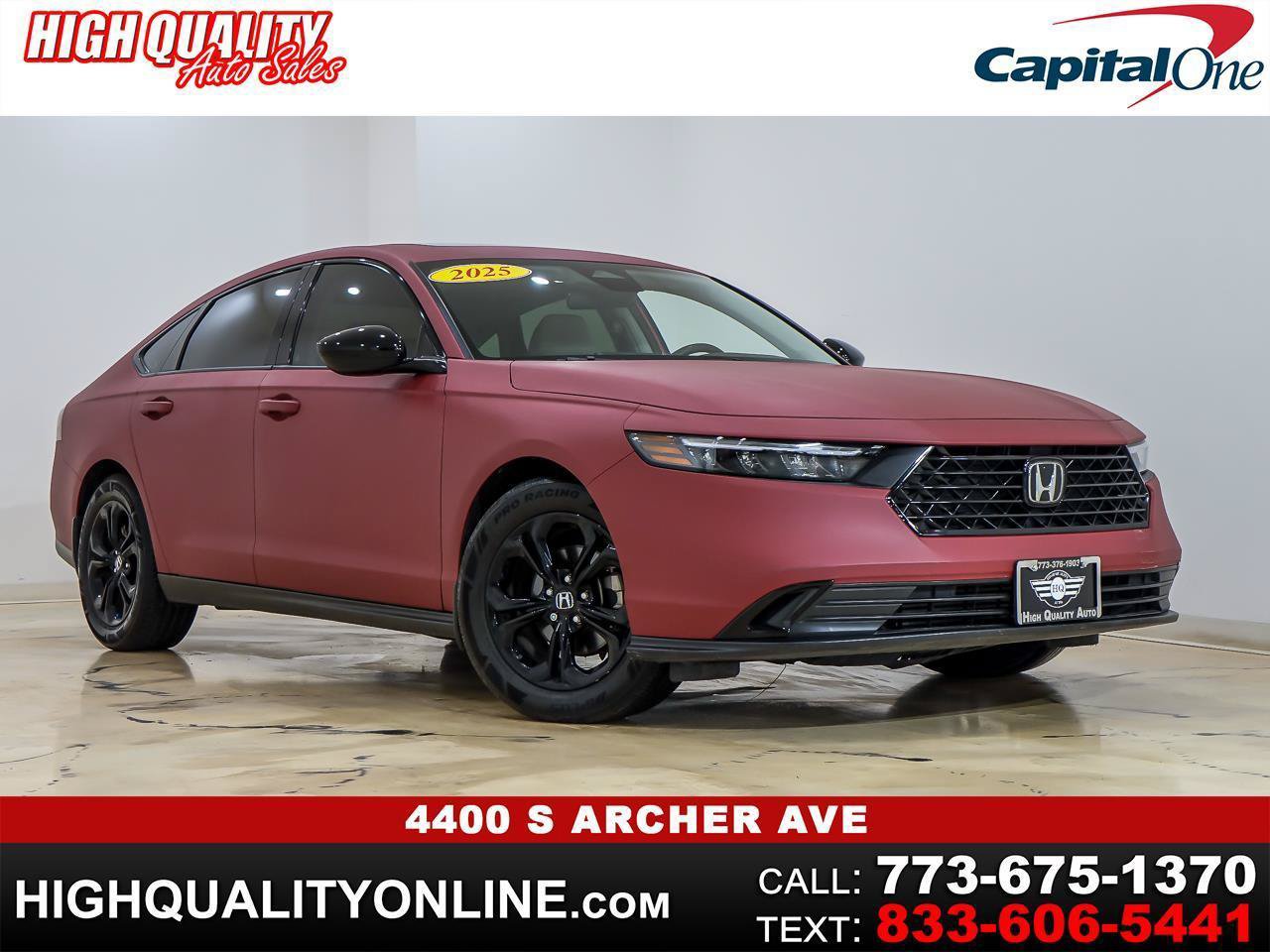 Used 2025 Honda Accord SE image 1