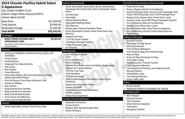 Used 2024 Chrysler Pacifica Select image 27