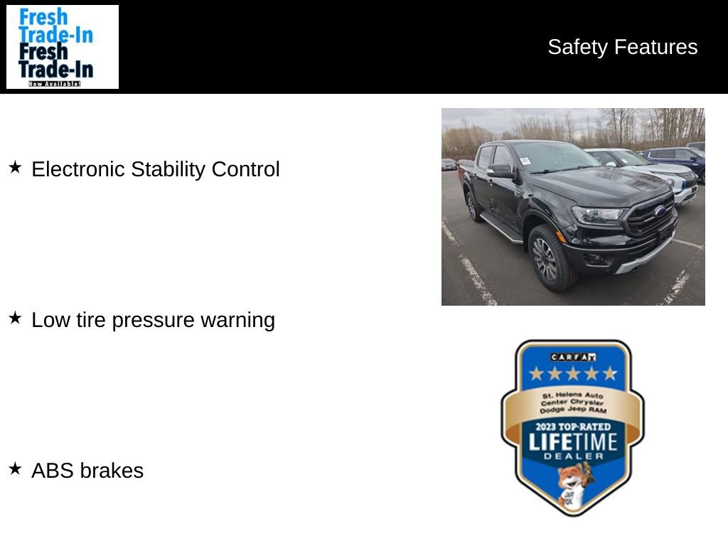 Used 2020 Ford Ranger Lariat w/ Equipment Group 501A Mid image 10