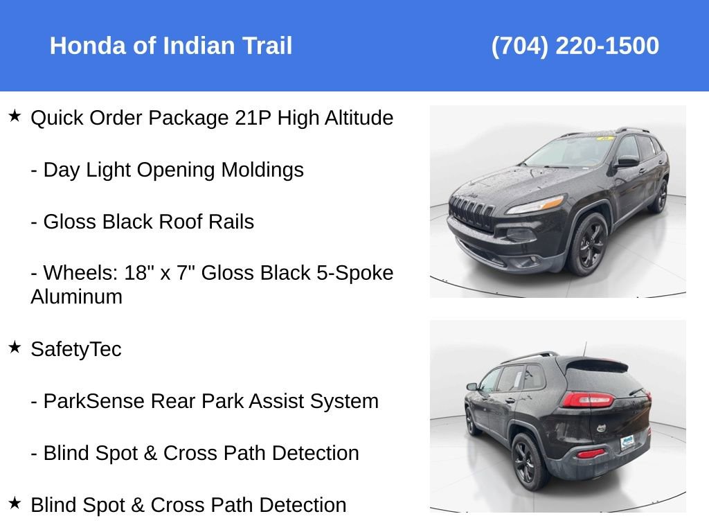 Used 2016 Jeep Cherokee High Altitude image 12