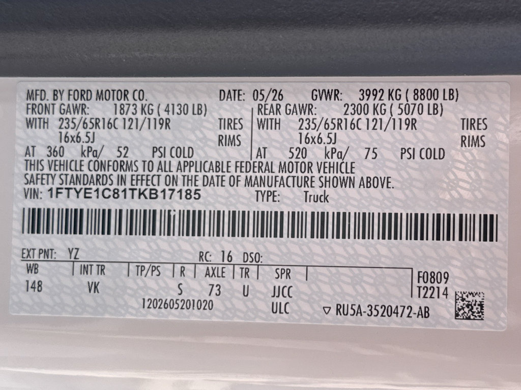 New 2026 Ford Transit 150 148 Medium Roof RWD image 28