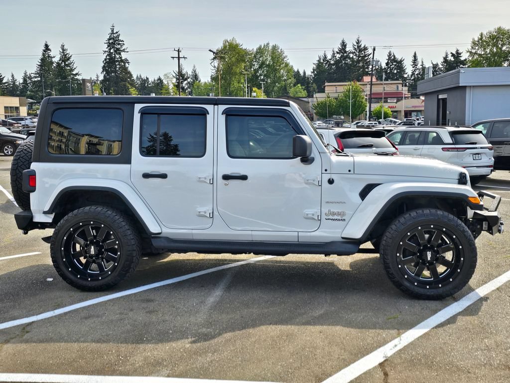 Used 2020 Jeep Wrangler Unlimited Sahara w/ Uconnect 4C Nav & Sound Group AWD/4WD image 9