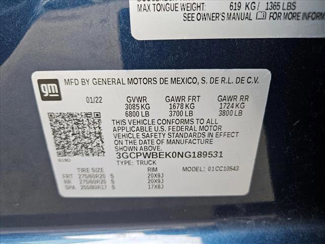 Used 2022 Chevrolet Silverado 1500 Custom w/ Safety Confidence Package RWD image 20
