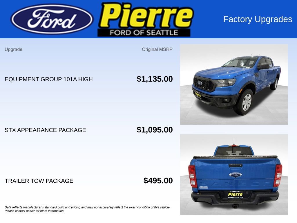 Used 2021 Ford Ranger XL w/ Equipment Group 101A High image 13