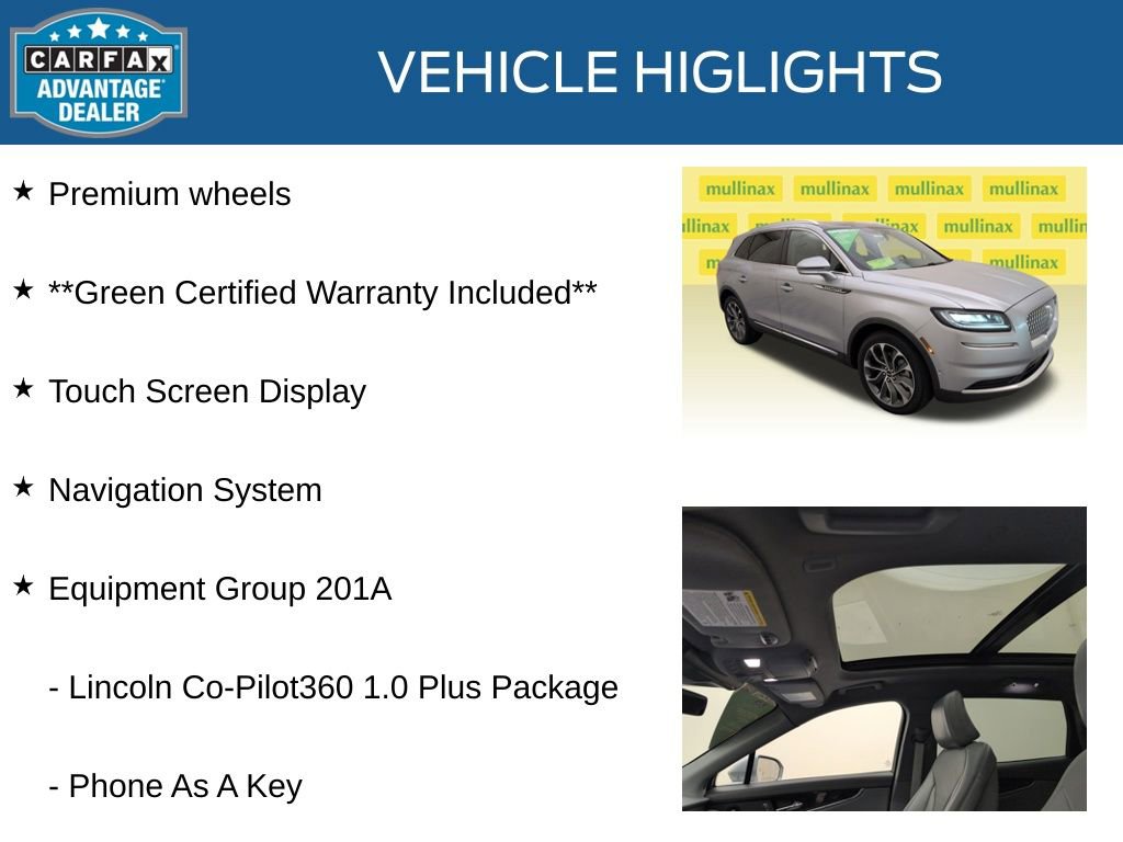 Used 2022 Lincoln Nautilus Reserve w/ Equipment Group 201A image 24