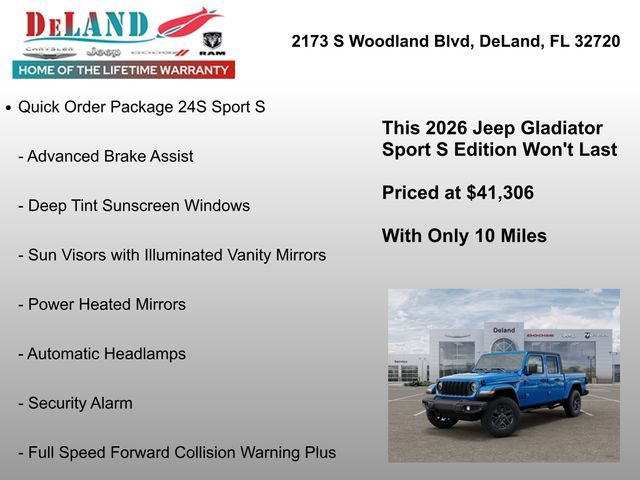 New 2026 Jeep Gladiator Sport AWD/4WD image 6
