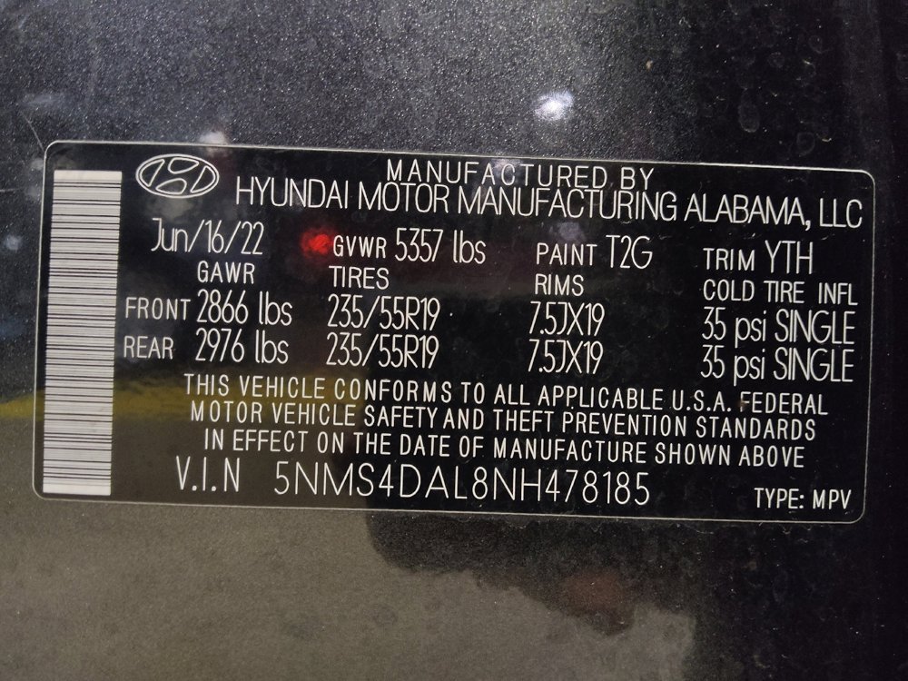 Used 2022 Hyundai Santa Fe Limited image 33