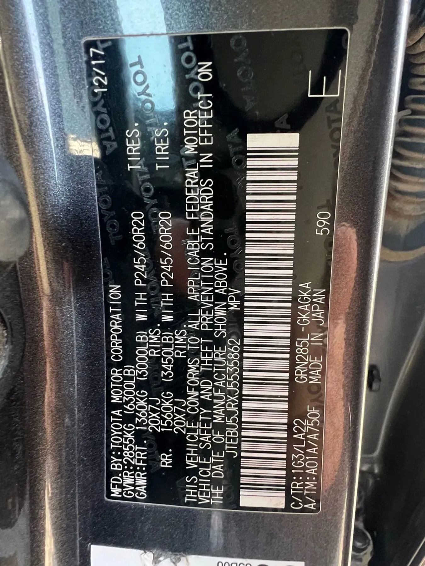 Used 2018 Toyota 4Runner Limited AWD/4WD image 35