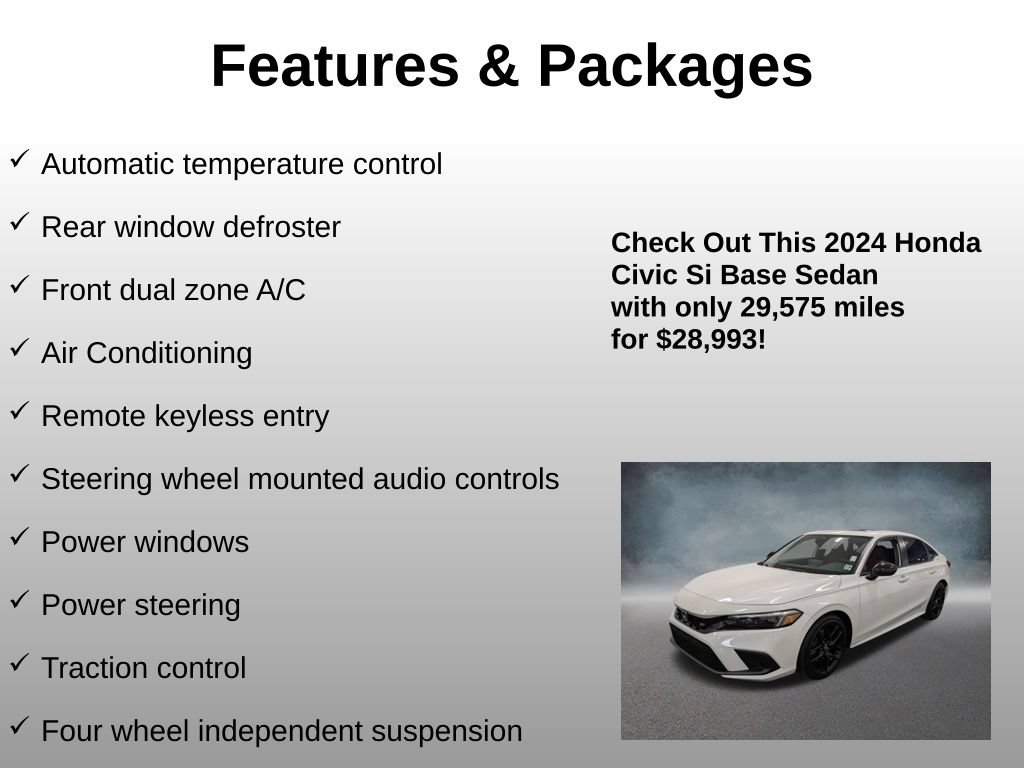 Certified 2024 Honda Civic Si image 8