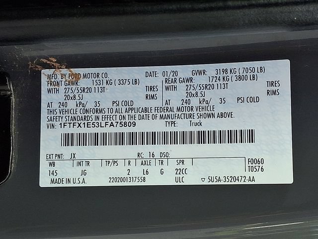 Used 2020 Ford F150 XL w/ Equipment Group 101A Mid AWD/4WD image 27