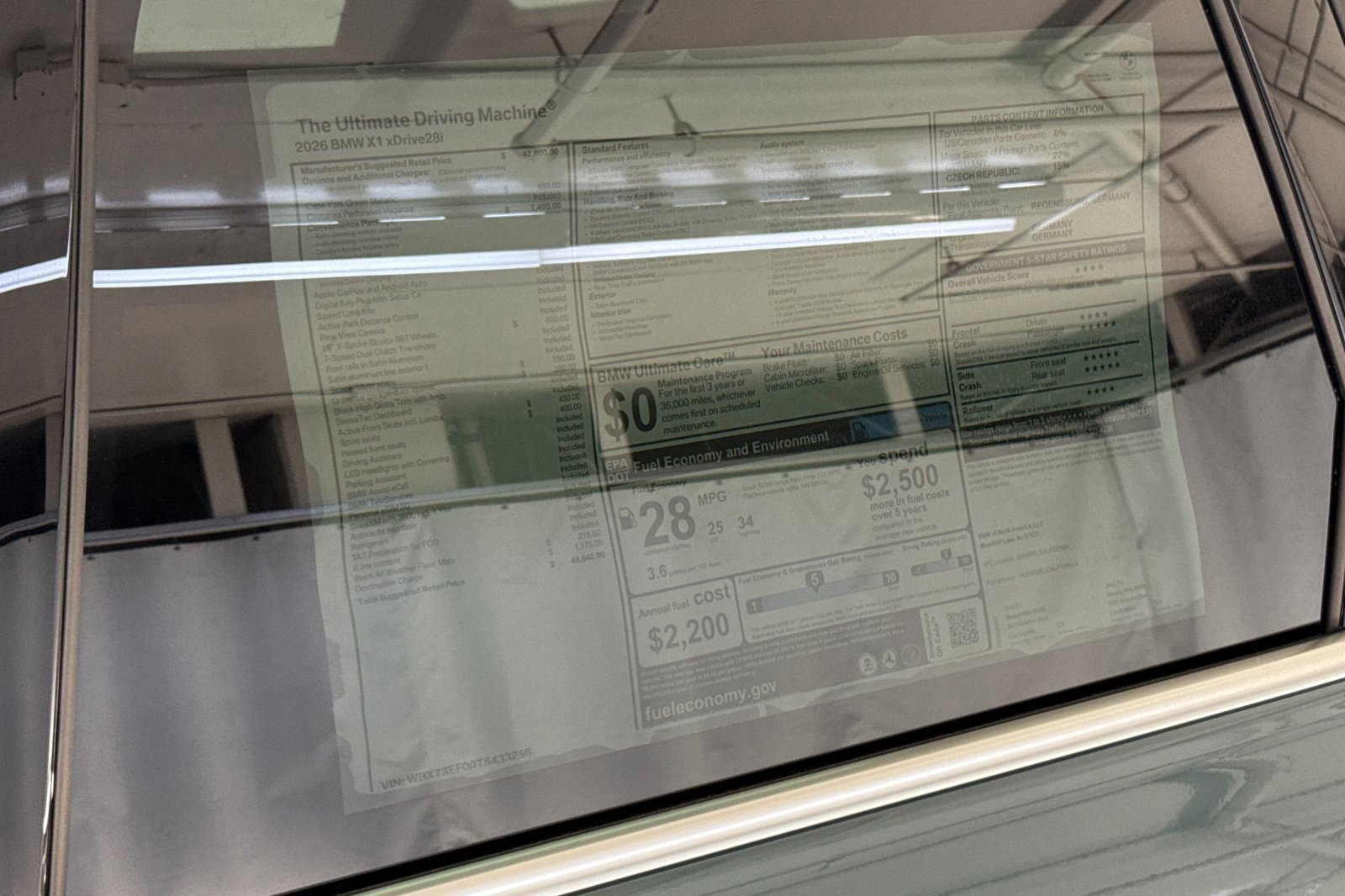 New 2026 BMW X1 xDrive28i w/ Convenience Package image 30