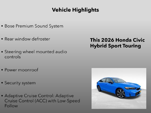 New 2026 Honda Civic Sport Touring image 5