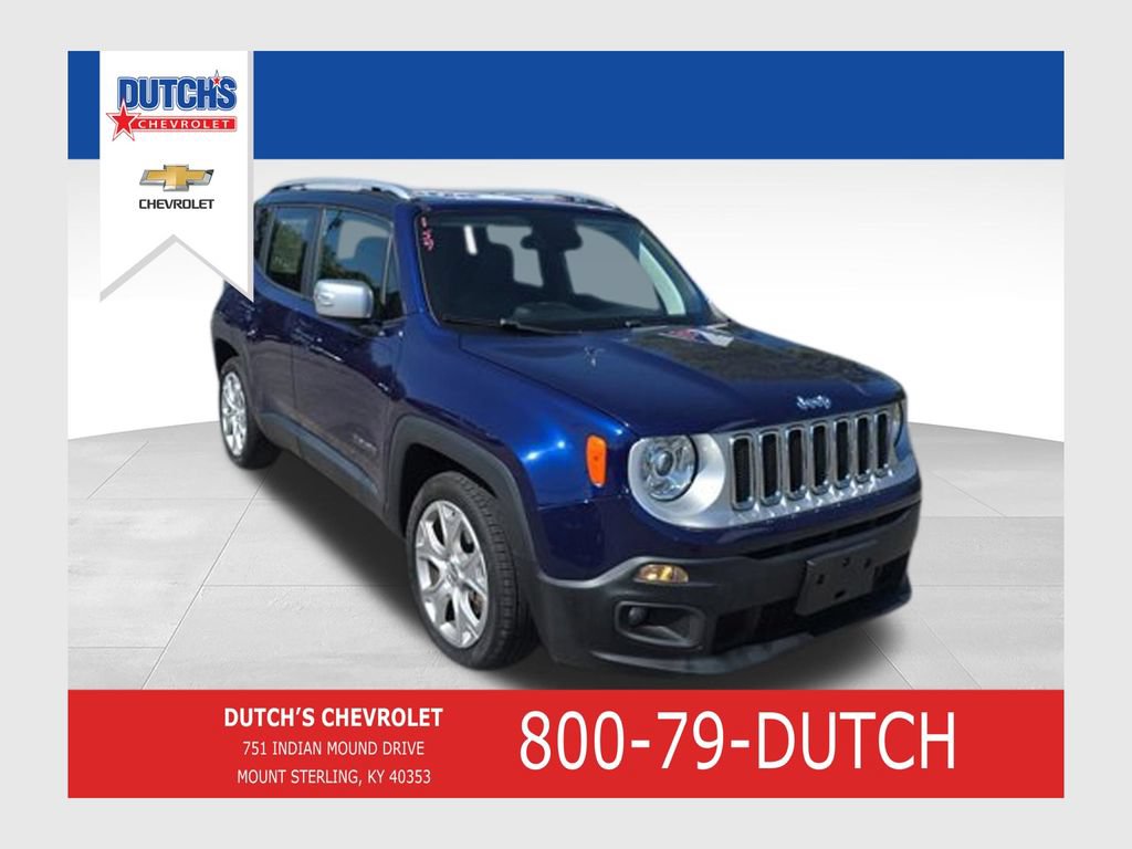 Used 2018 Jeep Renegade Limited w/ UConnect 8.4 Nav Group