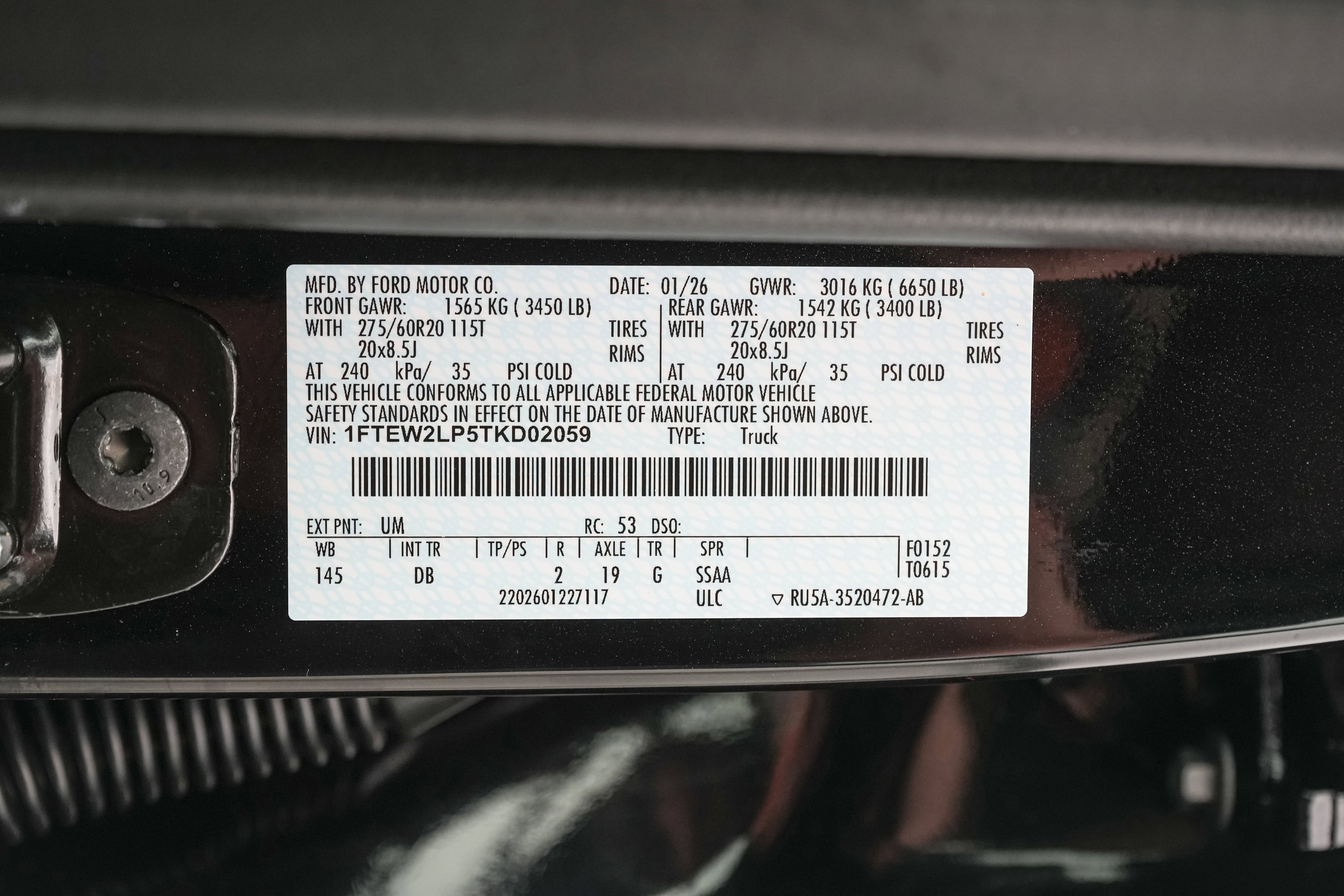 New 2026 Ford F150 STX w/ Equipment Group 200A image 23