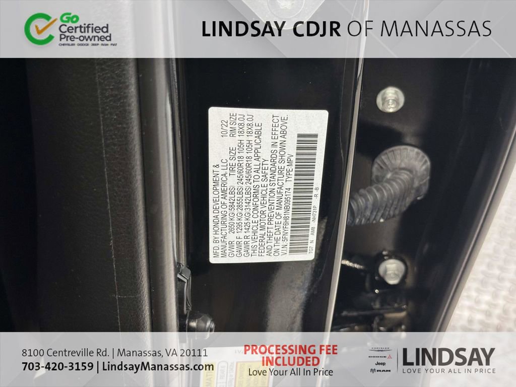 Used 2022 Honda Pilot TrailSport image 34