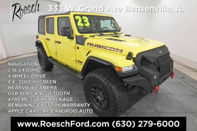 Used 2023 Jeep Wrangler Unlimited Rubicon w/ Xtreme 35 Tire Package