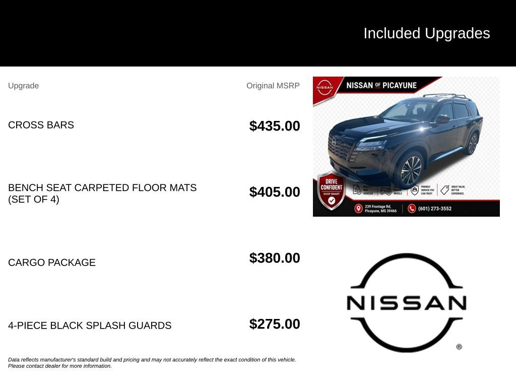 New 2026 Nissan Pathfinder Platinum w/ Cargo Package FWD image 9