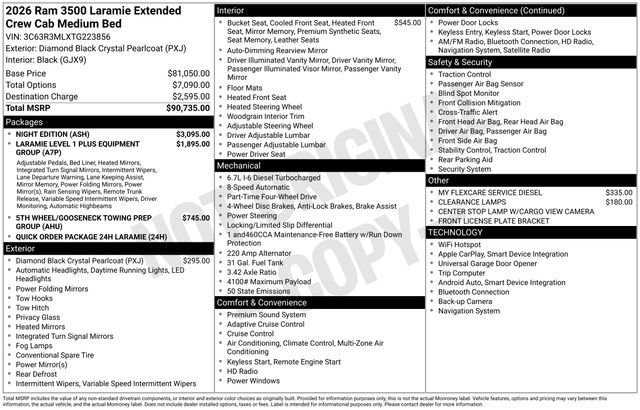 New 2026 RAM 3500 Laramie w/ Night Edition image 18