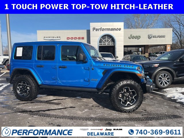 Used 2021 Jeep Wrangler Unlimited Rubicon 4xe w/ Steel Bumper Group image 1